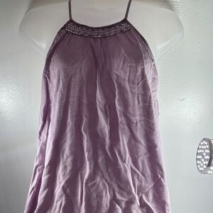 Gently Used Cute soft Purple Flowee Top